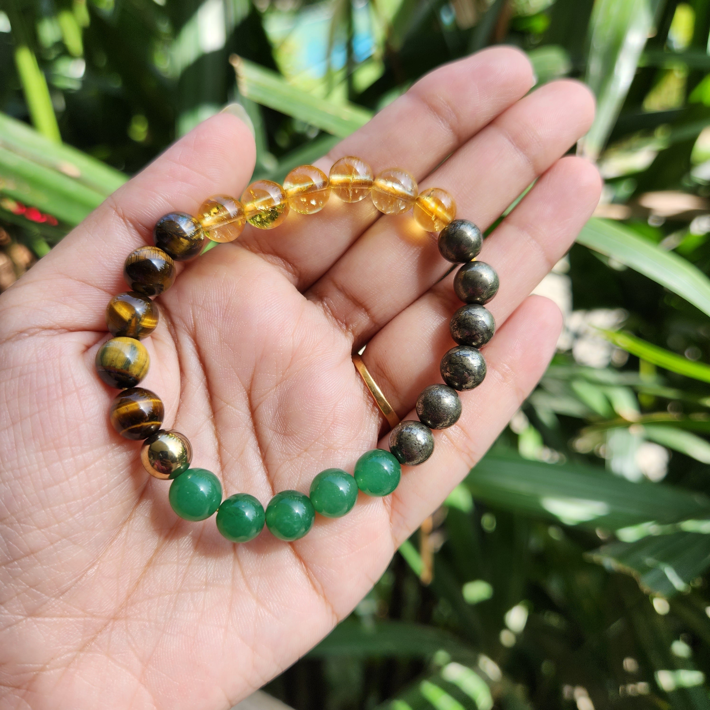 Buy Luck and Optimism Green Aventurine Miracle Bracelet Online From Premium  Crystal Store at Best Price - The Miracle Hub