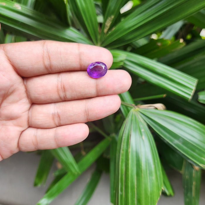 Certified Amethyst Gemstone from Brazil -5.96 Carats