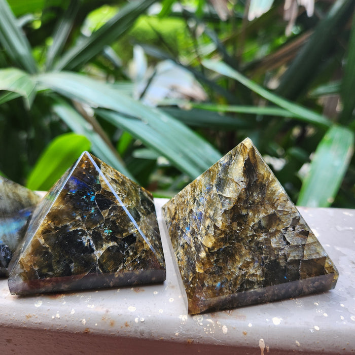 Natural Labradorite Crystal Pyramids Online