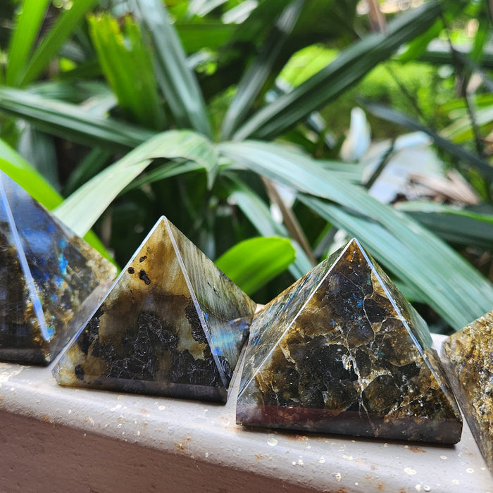 Natural Labradorite Crystal Pyramids Online