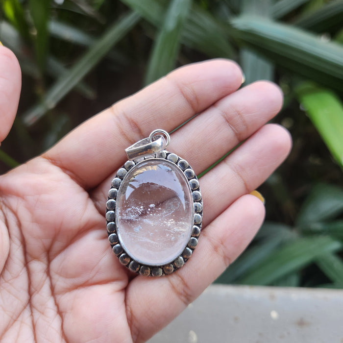 Certified Clear Quartz Pendant without Chain - PD4