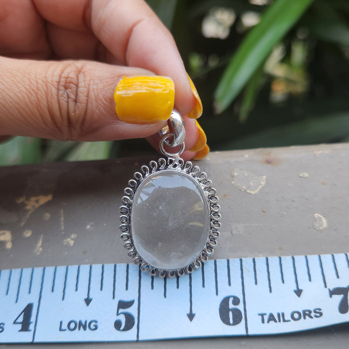 Certified Clear Quartz Pendant without Chain - PD5