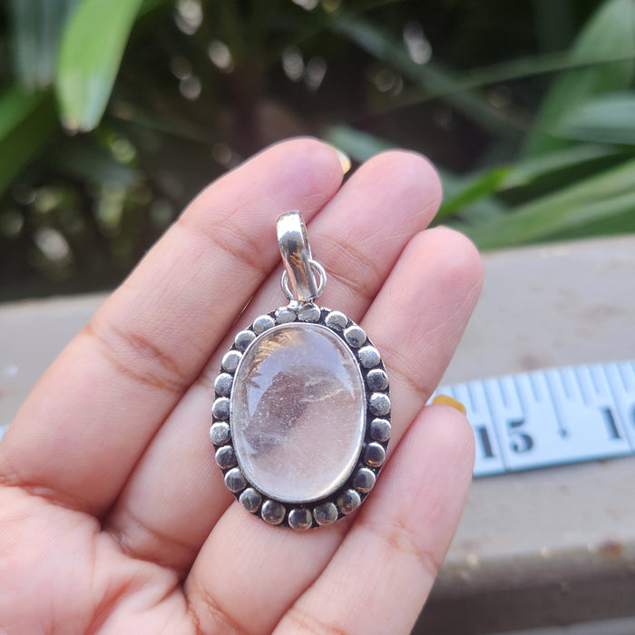 Certified Clear Quartz Pendant without Chain - PD8