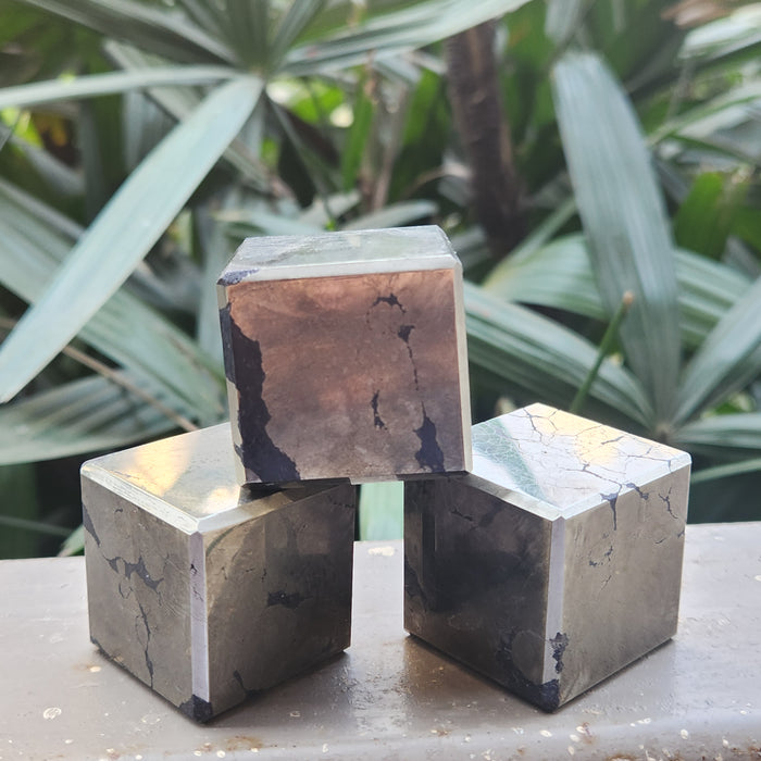 Pyrite Crystal Cubes