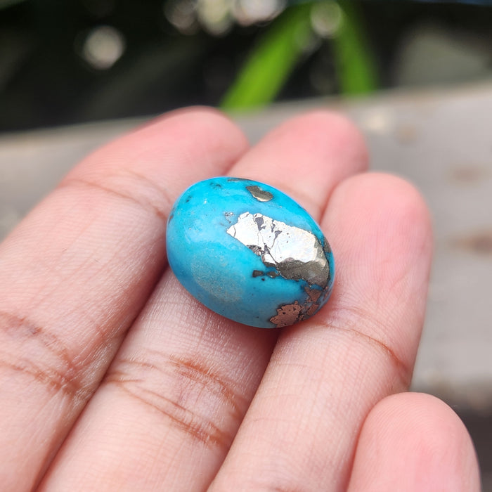 Irani Firoza Turquoise Stone- 15.69 Carat