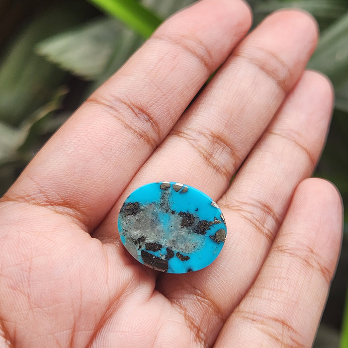 Irani Firoza Turquoise Stone- 17.37 Carat