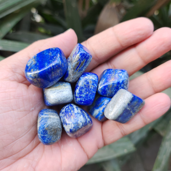 Lapis Lazuli Tumbled Stone for Communication, Intuition and Inner Power