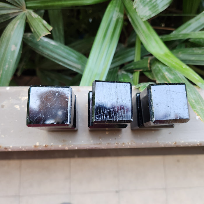 Black Tourmaline Crystal Cubes