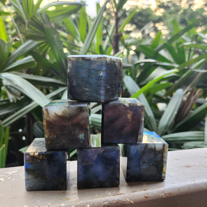 Labradorite Crystal Cubes