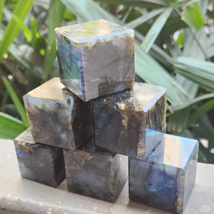 Labradorite Crystal Cubes