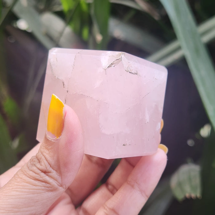 Rose Quartz Crystal Cubes